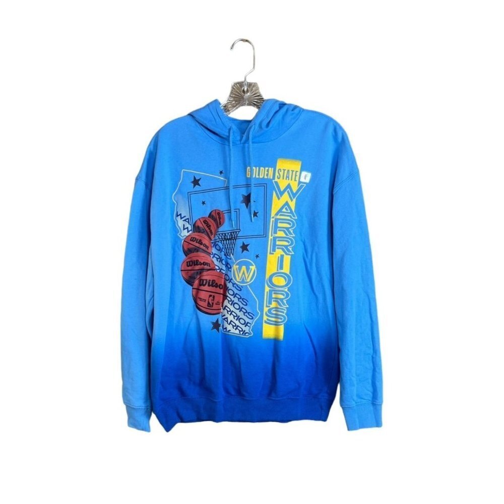 NBA Golden State Warriors Men's Medium Light Blue Sweater